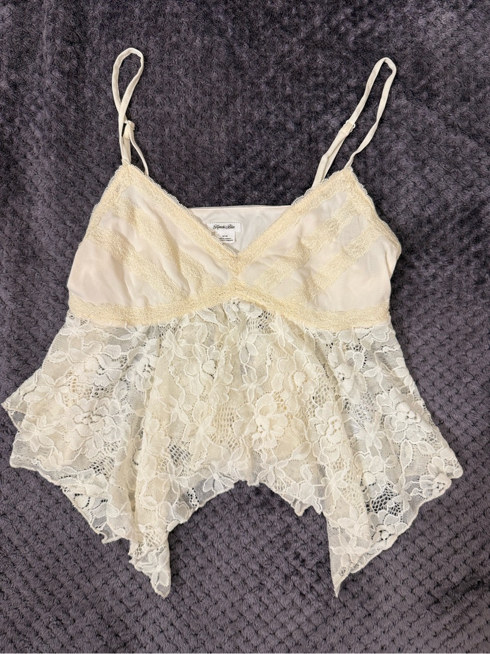 Urban Outfitters Cream Lace Camisole
